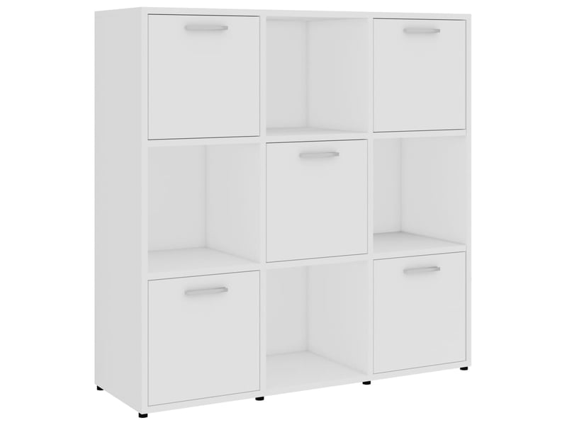 Bibliotheque coloris blanc - 90 cm x 90 cm - 2