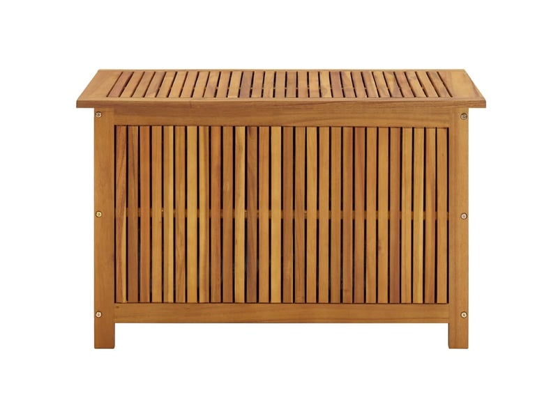 Vidaxl boîte de rangement de jardin 90x50x58 cm bois d'acacia massif - 2