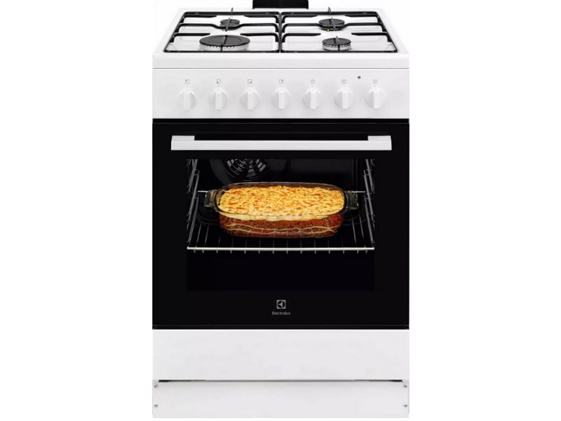 Cuisinière gaz ELECTROLUX LKK620010W - 4 foyer(s) Multifonction Manuel 60 cm - 2