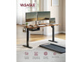 Bureau VASAGLE 160 cm coloris marron - 1