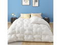 CASABEL Couette 140x200 cm Chaude Grand Froid Diamant Blanc Garnissage densité 700 g/m2 - 1