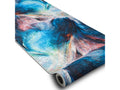 Tapis de couloir antidérapant lotus color 36500 abstraction bleu rouge lavable 60cm 60x1000 cm - 1