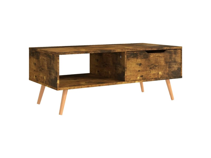 Table basse rond(e) coloris marron DECOSHOP 26 - 2