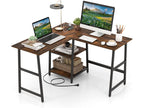 Bureau 120 cm coloris marron - 2