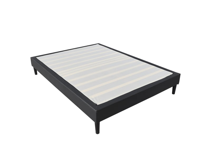 Sommier tapissier 200x200 cm KING OF DREAMS 13 latte(s) vendu avec pieds - 2