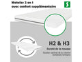 Matelas 160x200 cm SCHLAFTROLL Mousse soutien Medium épaisseur 15 cm - 1