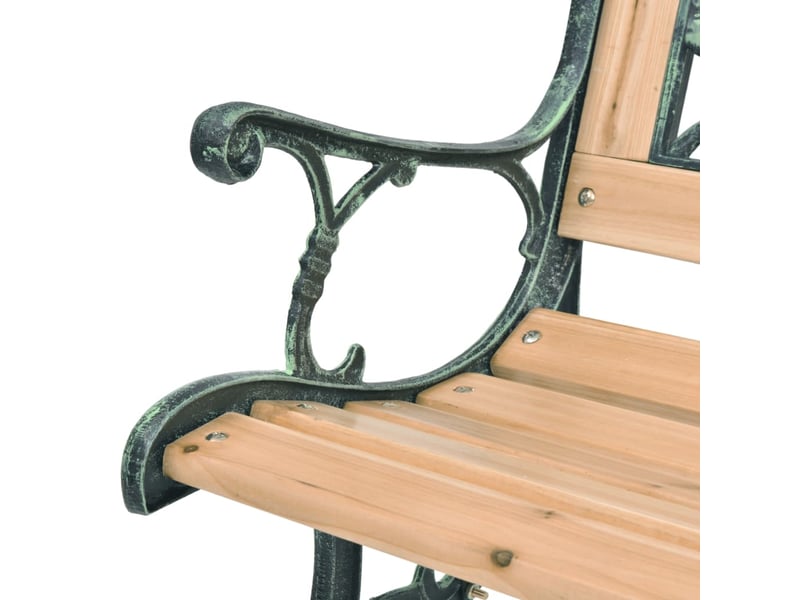 Vidaxl banc de jardin 122 cm bois - 1
