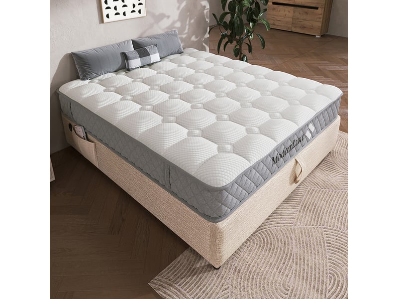 Matelas 140x200 cm ZERBACO Mousse soutien Souple épaisseur 20 cm - 1