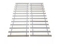 Lit simple 80x200 cm 1758 coloris blanc - 1