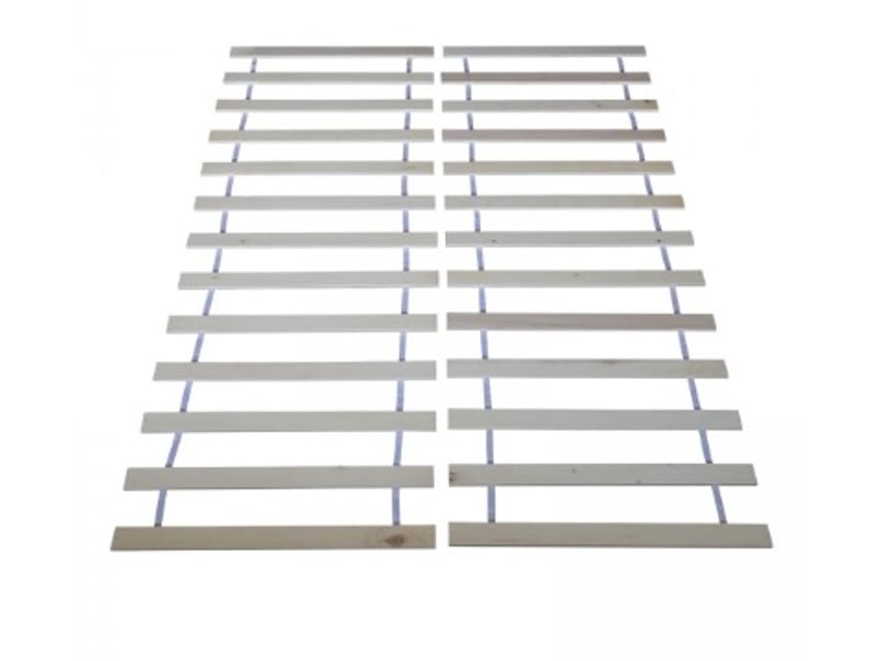Lit simple 80x200 cm 1758 coloris blanc - 1