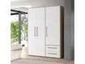 Armoire NO NAME coloris blanc largeur 144.4 cm - 1