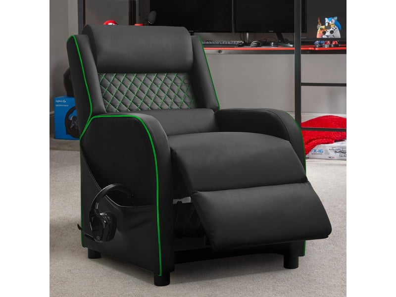 Fauteuil relax manuel Le Roi du Relax LE ROI DU RELAX Simili vert - 1