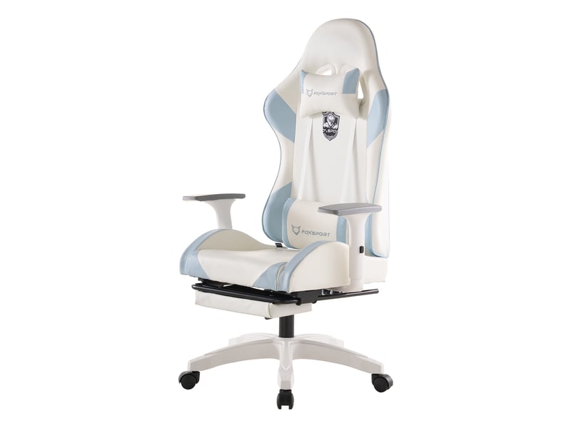 Fauteuil gaming FOXSPORT FS-Gamingchair-FXDJ05-Blue-02 avec assise réglable en hauteur - 2